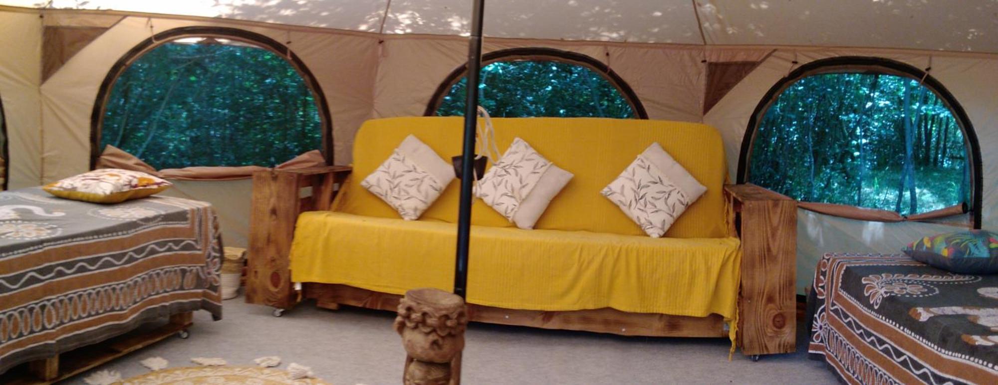 Tente Safari Lodge Dans Foret Luxuriante Vielle-Tursan Buitenkant foto