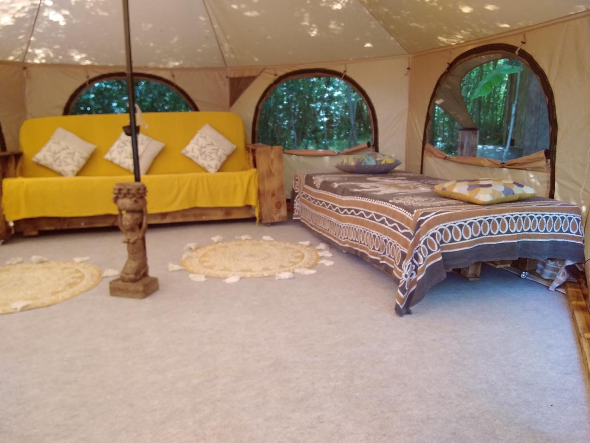 Tente Safari Lodge Dans Foret Luxuriante Vielle-Tursan Buitenkant foto