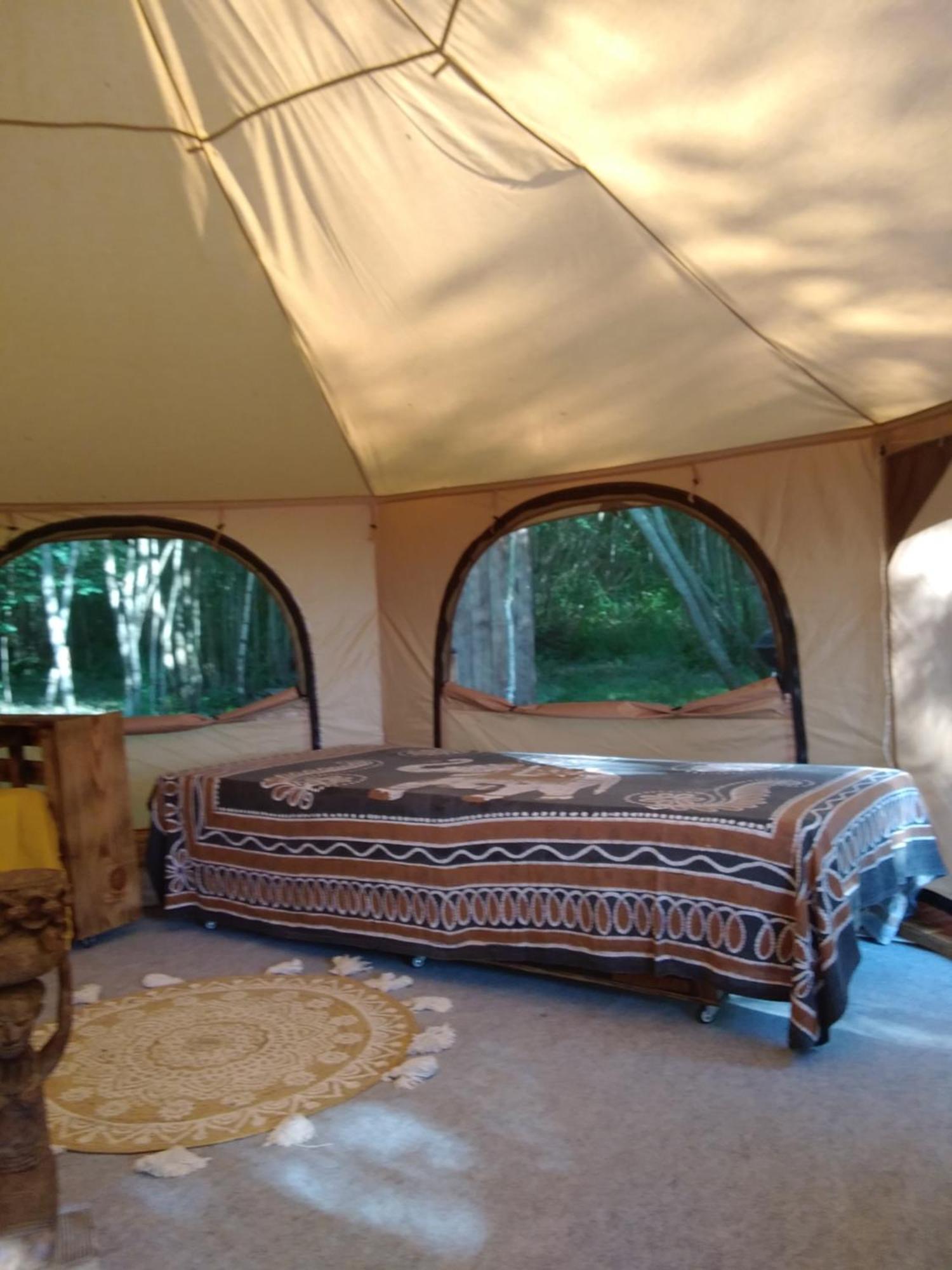 Tente Safari Lodge Dans Foret Luxuriante Vielle-Tursan Buitenkant foto