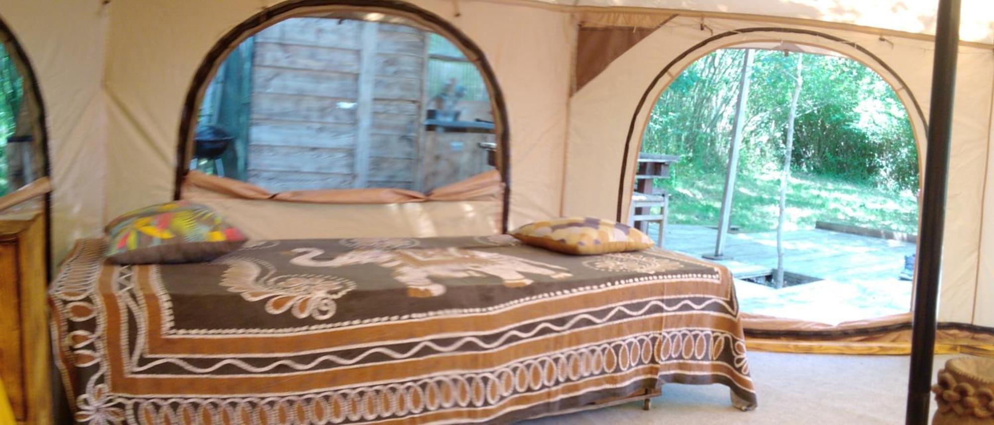 Tente Safari Lodge Dans Foret Luxuriante Vielle-Tursan Buitenkant foto