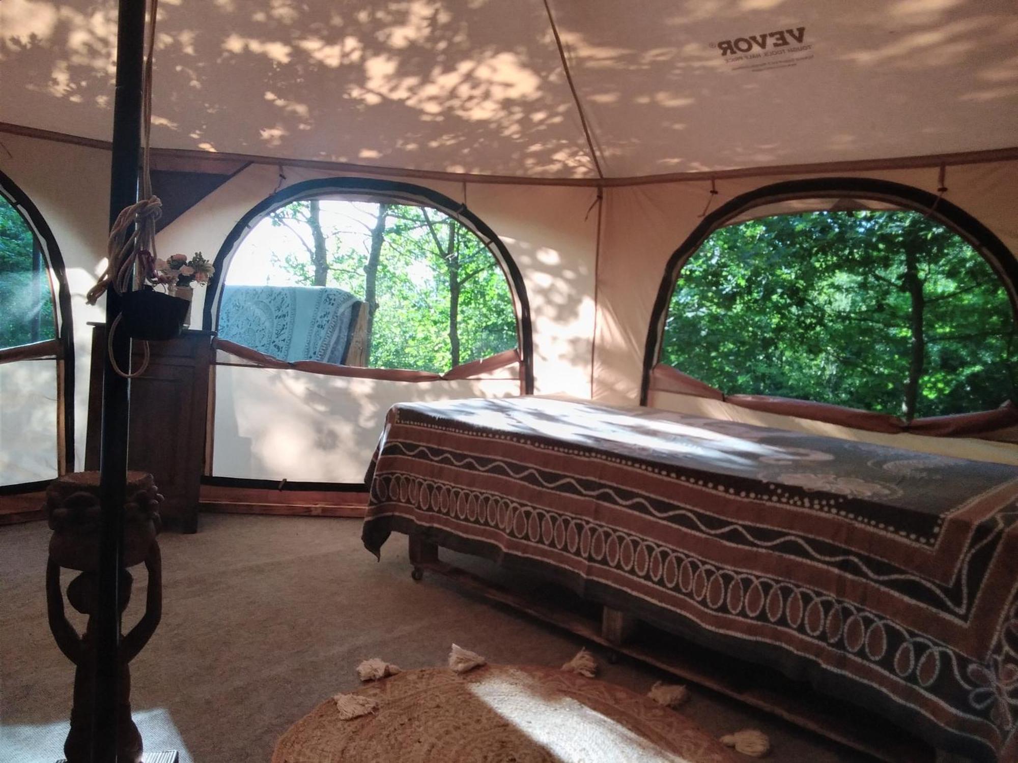 Tente Safari Lodge Dans Foret Luxuriante Vielle-Tursan Buitenkant foto