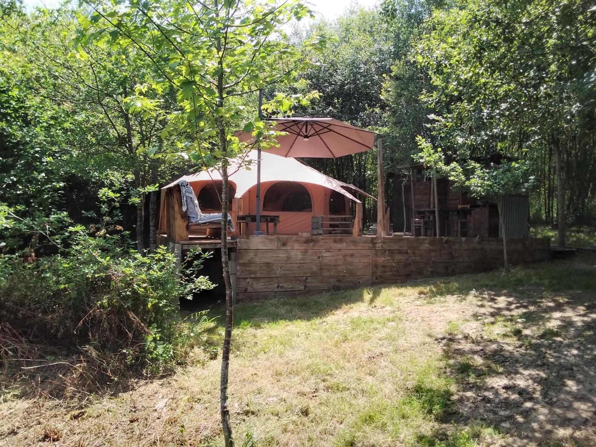 Tente Safari Lodge Dans Foret Luxuriante Vielle-Tursan Buitenkant foto